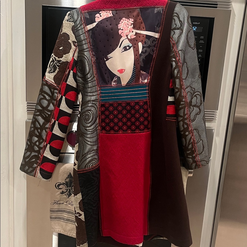 Desigual Multicolor Patchwork Blazer - image 3